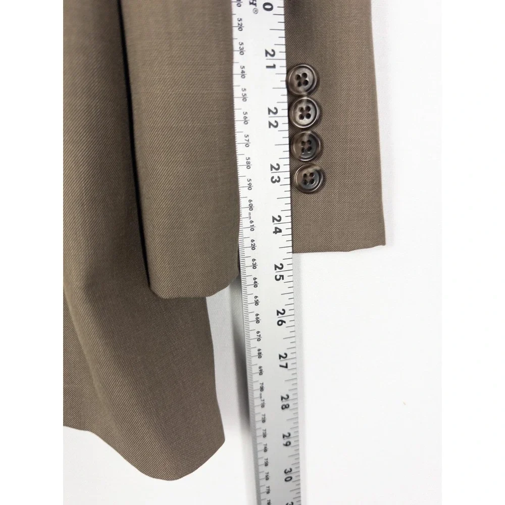 NWT IZOD Blazer Mens 42R Brown Preppy‎ Classic Single Breasted Suit Jacket